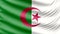 Realistic beautiful Algeria flag 4k