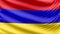 Realistic beautiful Armenia flag 4k