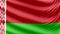 Realistic beautiful Belarus flag 4k