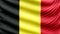 Realistic beautiful Belgian flag waving 4k