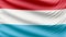 Realistic beautiful luxembourg flag 4k
