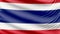 Realistic beautiful Thailand flag 4k