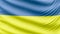 Realistic beautiful Ukraine flag 4k