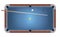 Realistic Billiards Pool Table Blue Felt Illustration