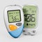 realistic blood glucose meter glucometer, diabetes blood glucose test isolated 3d Illustration