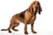 Realistic bloodhound clipart