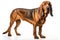 Realistic bloodhound clipart