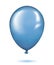 Realistic blue balloon