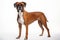 Realistic Boxer dog clipart