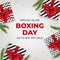 realistic boxing day sale vector design