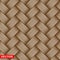 Realistic braided wooden wicker seamless texture