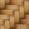 Realistic braided wooden wiker texture