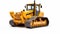 Realistic Bulldozer On White Background - Uhd Image For Vfx Friday