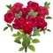 Realistic bunch of red roses