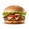 Realistic Burger Psd File With Stunning Light And Shadow Effects