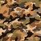 Realistic camouflage seamless pattern. Hunting camo for cloth, weapons or vechicles