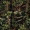 Realistic camouflage seamless pattern. Hunting camo for cloth, weapons or vechicles