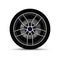 Realistic cars wheel