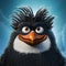 Realistic Cartoon Penguin With A Big Nose: Meet Erik From Happy Feet