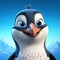 Realistic Cartoon Penguin: Meet Erik From Happy Feet In 3d