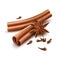 Realistic cinnamon cloves dried anise star vector