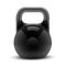 Realistic classic kettlebell on white background. Fitness symbol.