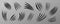 Realistic claws scratch. Rough holes in paper sheet, wild animal paw marks and cat claws. Vector isolated set of beast