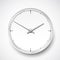 Realistic clock watch vector icon