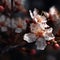 realistic close-up photo realism blossom - generative Ai illustration