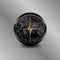 Realistic Compass Design, used for Map direction navigation. Black Gradient Color