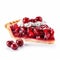 Realistic Cranberry Pie Slice With Cream - Consumer Culture Critique