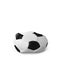 Realistic deflated football, soccer ball