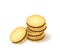 Realistic Detailed 3d Biscuits Cookies or Sandwich Biscuit. Vector
