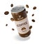 Realistic Detailed 3d Canned Coffee. Vector