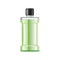 Realistic Detailed 3d Green Water Mouthwash. Vector