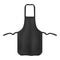 Realistic Detailed 3d Kitchen Cotton Apron. Vector