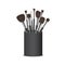 Realistic Detailed 3d Makeup Tools Pack. Vector