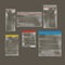 Realistic Detailed 3d Plastic Zip Bags Set. Vector