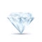 Realistic Detailed 3d Shiny Bright Diamond. Vector