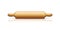 Realistic Detailed 3d Wooden Rolling Pin. Vector