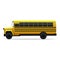 Realistic Detailed 3d Yellow School Bus. Vector