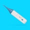 Realistic Detailed Electronic Medical Thermometer. Vector