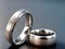 Realistic detailed professional wedding rings: highquality