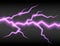 Realistic electric lightning, abstract thunderstorm. Lightning shock isolated on transparent background. Vector illustration