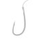 Realistic empty metal fishing hook.