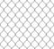 Realistic Fence Rabitz pattern. Seamless connection of protective grid. Vector rabitz grid. Robust, modern chrome-plated wire