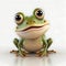 Realistic Frog Illustration. Generative AI