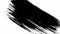 Realistic FullScreen Paint Brush White Luma matte Transition on black background