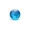 Realistic glass globe logo, creative idea eco symbol planet Earth, environment world icon