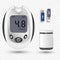 Realistic glucometer. Vector